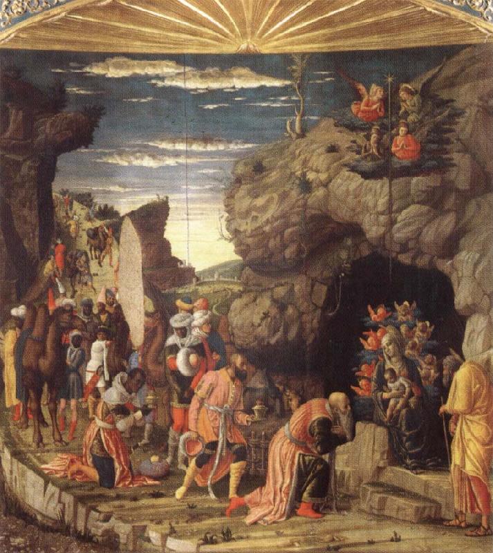 Andrea Mantegna Adoration of the Magi Spain oil painting art